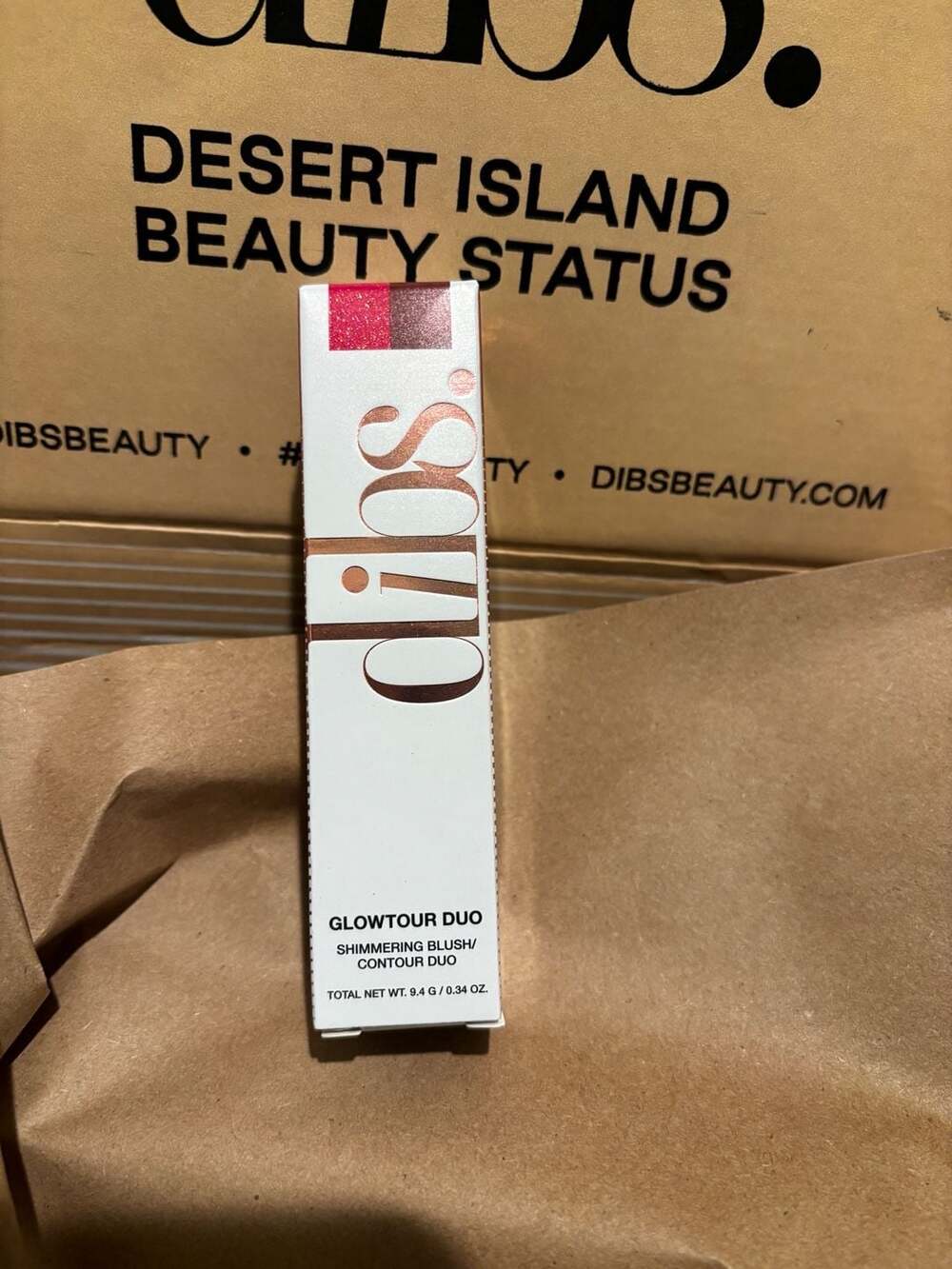 Dibs Beauty Glowtour Duo Pink Cosmos Shimmering Blush Contour Duo